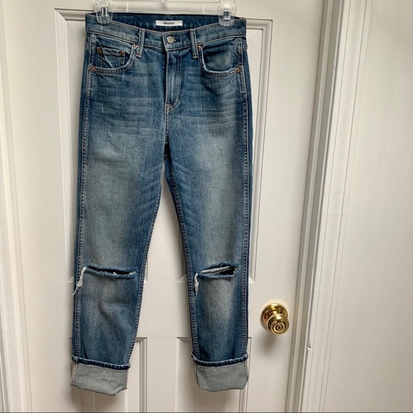 NWT GRLFRND Naomi High-Rise Straight Jeans Sz 25 - Picture 4 of 10